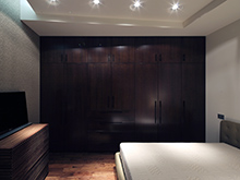 Квартира &laquo;&raquo;, спальня . Фото № 18569, автор Gallery63 