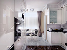 Квартира «», кухня . Фото № 18721, автор АвКубе 