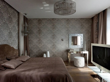 Квартира &laquo;&raquo;, спальня . Фото № 18960, автор Якуша Виктория