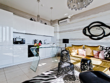 Квартира «», кухня . Фото № 19024, автор Студия Татьяны Гребневой 