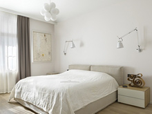 Квартира &laquo;&raquo;, спальня . Фото № 19019, автор Мастерская Марии Рожниковой 