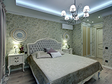 Квартира &laquo;&raquo;, спальня . Фото № 19228, автор Уютная квартира Наталья