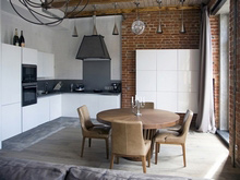 Квартира «», кухня . Фото № 19336, автор Дизайн-студия интерьера ART-B.O.s 