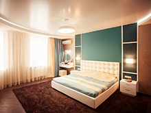 Квартира &laquo;&raquo;, спальня . Фото № 19435, автор M1Design 