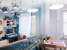 Квартира «», кухня . Фото № 19665, автор Жадовская Екатерина, Кубус 