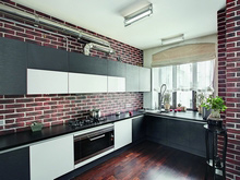 Квартира «», кухня . Фото № 20060, автор АР-КА архитектурная  студия