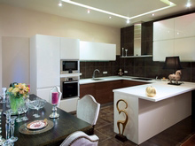 Квартира «», кухня . Фото № 20386, автор ARTof3L  