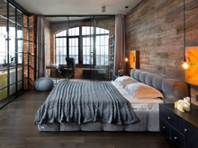 Квартира &laquo;&raquo;, спальня . Фото № 20432, автор MARTIN architects 