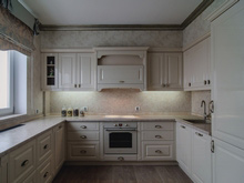 Квартира «», кухня . Фото № 20716, автор Дизайн-студия «НаКрутоЙ» 