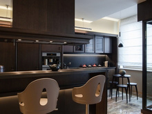 Квартира «Квартира в центре Москвы», кухня . Фото № 21017, автор Кулиш Дмитрий, ЛВА-ИНТЕРЬЕР Интерьер