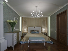Квартира &laquo;&raquo;, спальня . Фото № 21154, автор Luxer Design  
