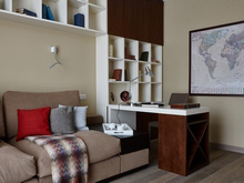 Квартира «», кабинет . Фото № 21241, автор KM-studio 
