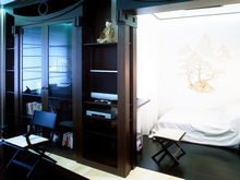 Квартира &laquo;&raquo;, спальня . Фото № 21737, автор Архитектурная Мастерская Бориса Валкина .