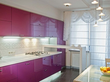 Квартира «», кухня . Фото № 22089, автор АГРАФ ДИЗАЙН  