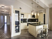 Квартира «», кухня . Фото № 22193, автор APRIORI design 