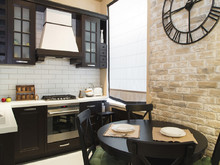 Квартира «», кухня . Фото № 22278, автор ZaborGroup 