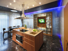 Квартира «», кухня . Фото № 22324, автор Дом-А 