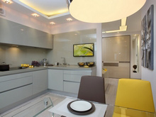 Квартира «», кухня . Фото № 22438, автор Куценко Александр, Михайлова Юлия, artdefacto 