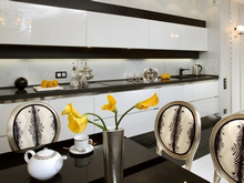 Квартира «», кухня . Фото № 22445, автор Куценко Александр, Михайлова Юлия, artdefacto 