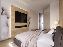 Квартира &laquo;ЖК Времена Года&raquo;, спальня . Фото № 22583, автор Григорьев Игорь