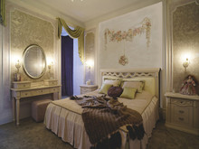 Квартира &laquo;&raquo;, спальня . Фото № 22703, автор Дизайн-бюро Натальи  