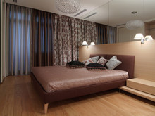 Квартира &laquo;&raquo;, спальня . Фото № 22836, автор Архитектурное Бюро Патрушевых Евгений и Ирина