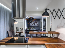 Квартира «», кухня . Фото № 22969, автор Волкова Арина