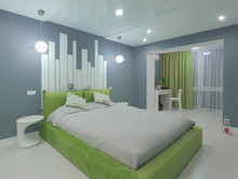 Квартира &laquo;&raquo;, спальня . Фото № 23029, автор TABOORET Interiors Lab