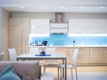 Квартира «», кухня . Фото № 23097, автор TABOORET Interiors Lab