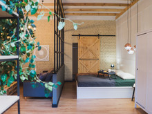 Квартира &laquo;&raquo;, спальня . Фото № 23317, автор WeCreate Studio