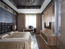 Квартира &laquo;&raquo;, спальня . Фото № 23353, автор Юлии Покровской и Инны Вольвак Мастерская дизайна 