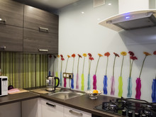 Квартира «», кухня . Фото № 23395, автор Халезова Ирина