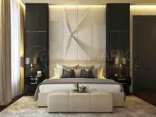 Квартира &laquo;&raquo;, спальня . Фото № 23457, автор NEUMARK Design I Architecture  