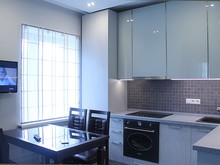 Квартира «», кухня . Фото № 23573, автор APRIORI design 