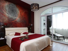 Квартира &laquo;Квартира на Ленинском&raquo;, спальня . Фото № 23706, автор Азорская Инна