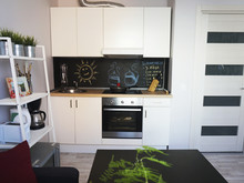 Квартира «Квартира для молодой пары», кухня . Фото № 23758, автор Погорелова Ольга