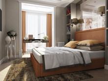 Квартира &laquo;BRIGHT FUTURE &raquo;, спальня . Фото № 23768, автор Лазич Мария