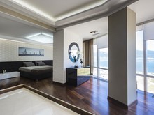 Квартира &laquo;2х этажный пентхаус в ЖК «Флагман»&raquo;, спальня . Фото № 23894, автор Гаврилова Ирина