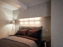 Квартира &laquo;Парк Мира&raquo;, спальня . Фото № 24003, автор Soul Concrete 