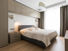 Квартира &laquo;Парадный квартал&raquo;, спальня . Фото № 24059, автор lifeart дизайн интерьера