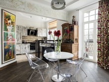 Квартира «Европейский гранж и африканская экзотика», кухня . Фото № 24098, автор Лунева Лада