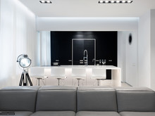 Квартира «BOSS», кухня . Фото № 24228, автор Arch.625 , Наседкин Сергей