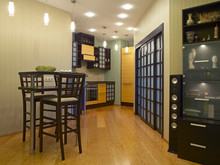 Квартира «Квартира в Москве в Шмитовском пр. в восточном стиле. Для проживания семьи из 3-х человек», кухня . Фото № 24313, автор Долгова Анастасия