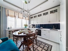 Квартира «Интерьер квартиры на набережной в городе Екатеринбург», кухня . Фото № 24318, автор Ивлева Валентина