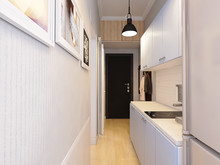 Квартира «Легкая современность», кухня . Фото № 24377, автор Бондарчук Виктория