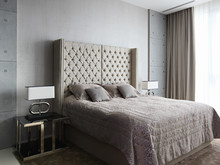 Квартира &laquo;Апартаменты в ЖК Легенда Цветного&raquo;, спальня . Фото № 24404, автор AB-architects architects