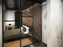 Квартира &laquo;Квартира в ЖК Green Wood&raquo;, спальня . Фото № 24442, автор Master project Архитектурное бюро