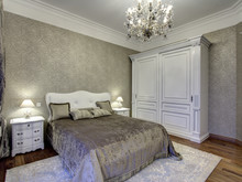 Квартира &laquo;Квартира в Москве&raquo;, спальня . Фото № 24509, автор Баженова Наталья