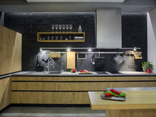 Квартира «Квартира в экостиле (Троицк)», кухня . Фото № 24612