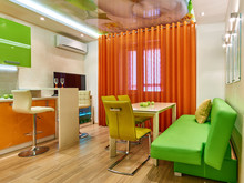 Квартира «Квартира Краски жизни», кухня . Фото № 24642, автор Крысова Ольга